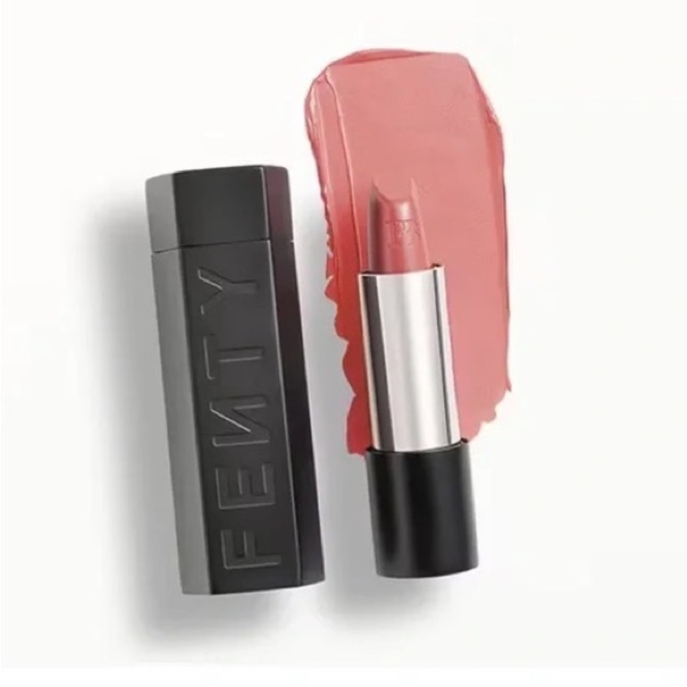 Fenty Beauty Icon Semi Matte Refillable Lipstick & Case Set Scholar Sista NWT